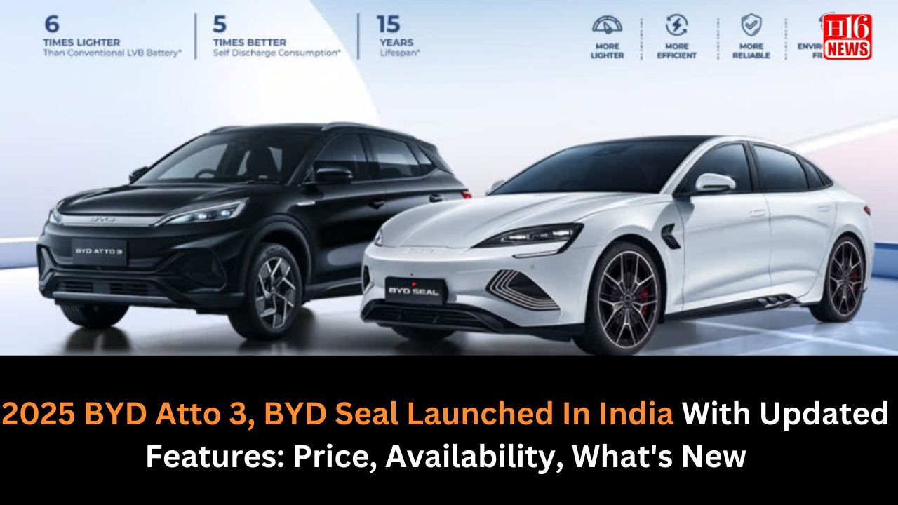 2025 BYD Atto 3, BYD Seal Launched In India With Updated Features: Price, Availability, What's New